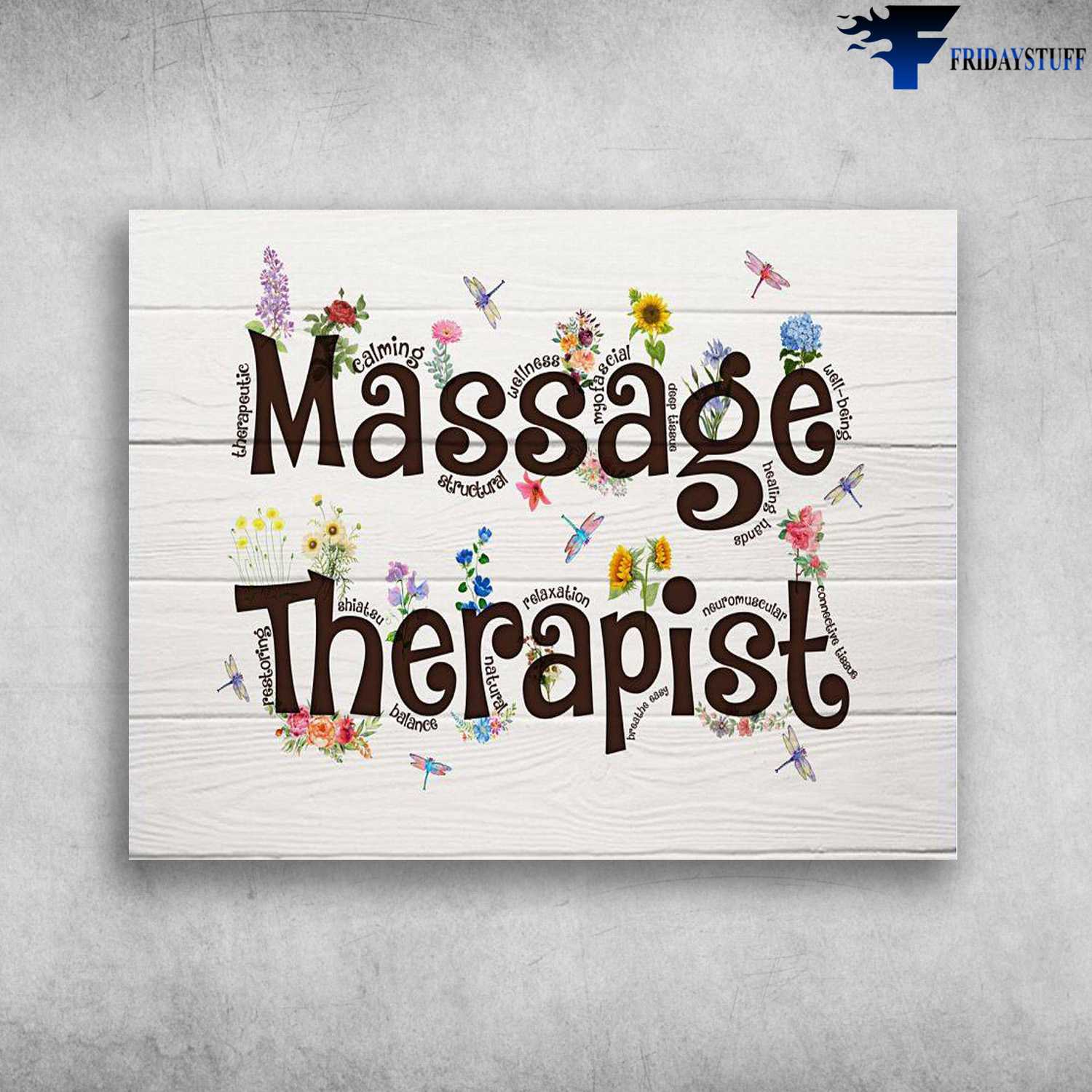 Massage Therapist, Massage Poster, Massage Decor