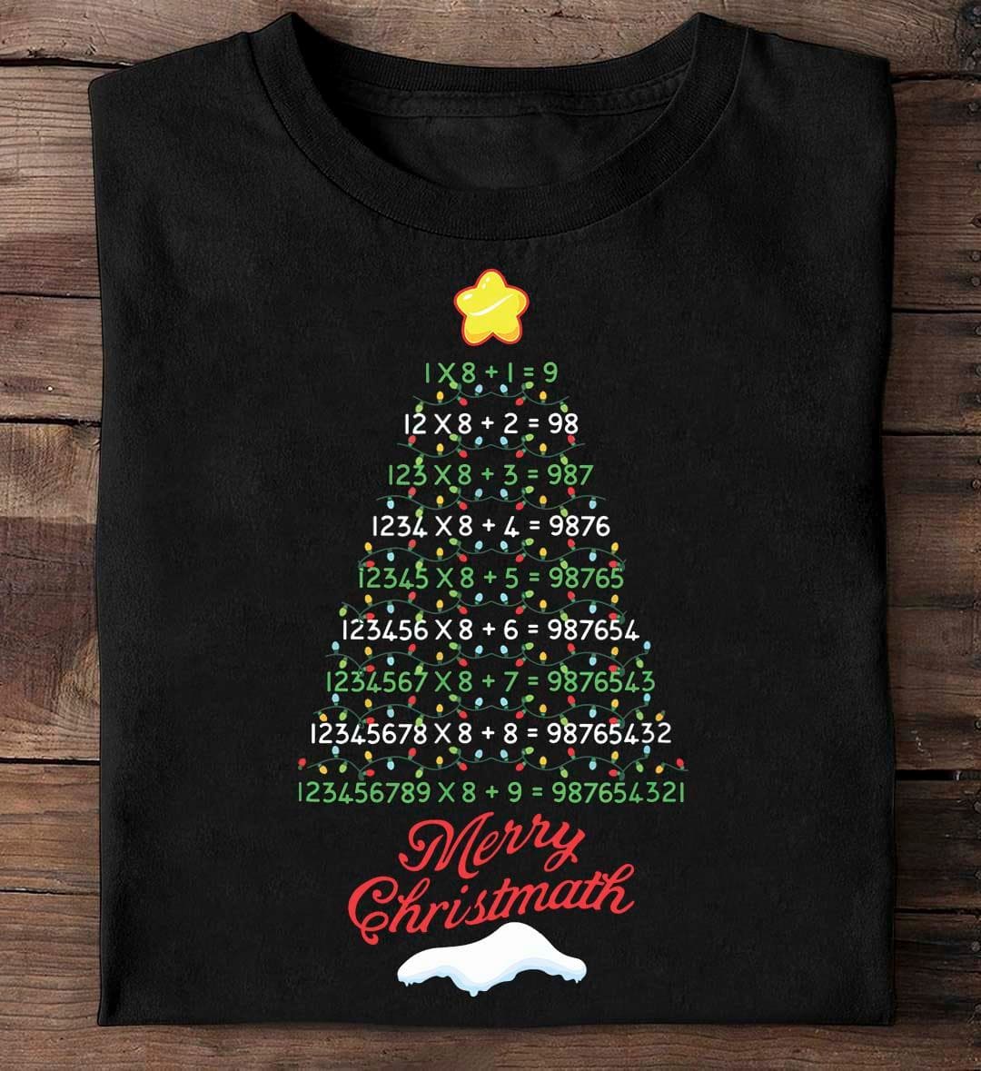 Merry Christmath - Doing math on christmas, Christmas ugly sweater