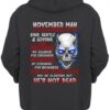 November man It's in my nature to be kind, gentle and loving - Halloween T-shirt, skull cap graphic T-shirt