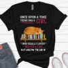 Once upon a time there was a girl who really loved books and cats - Gift for bookaholic