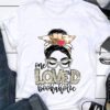 One loved bookaholic - Girl the book lover, T-shirt for bookaholic