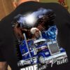 Ride with pride - Eagle and wolf, Gift for the trucker