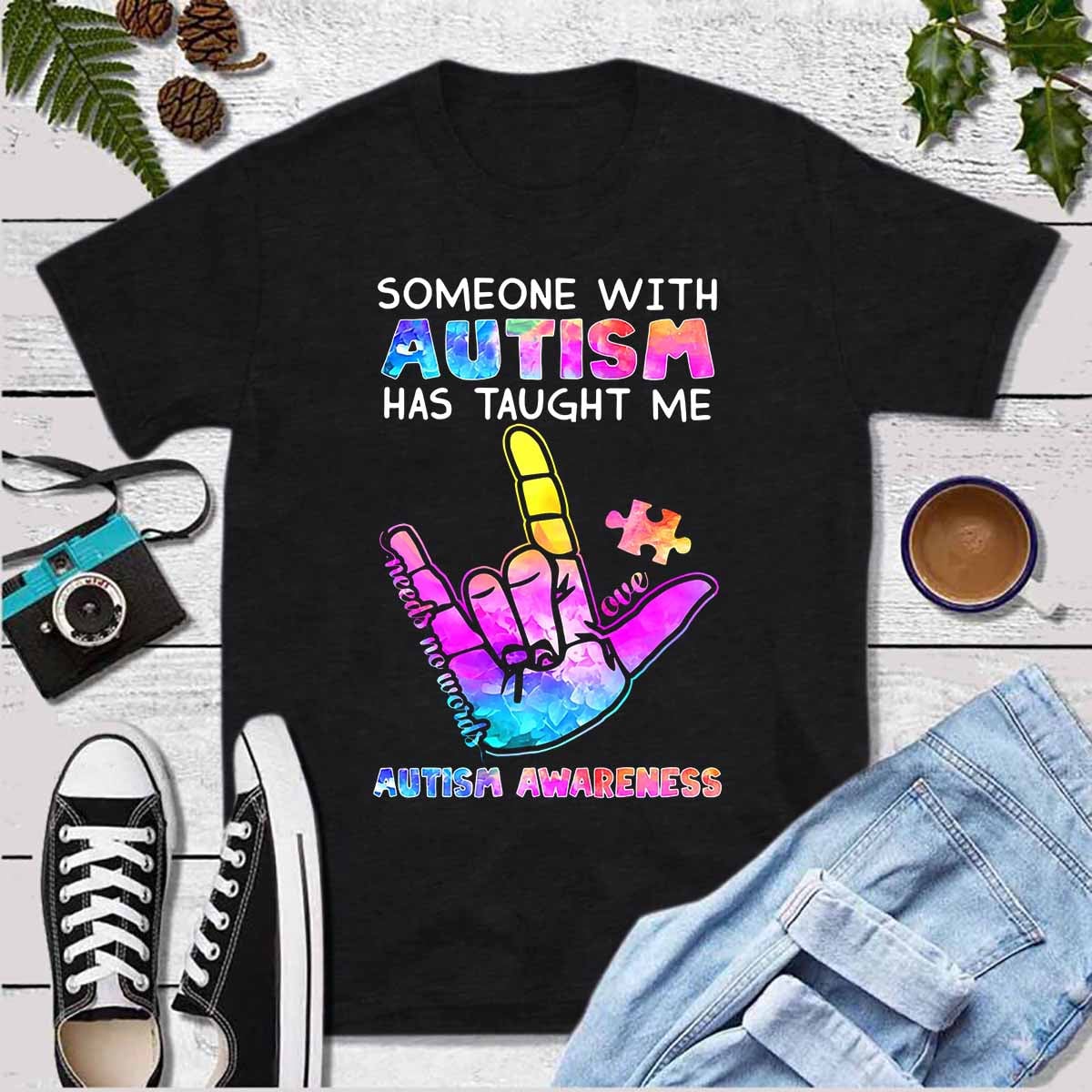 Someone with autism has taught me love, Love needs no words - Autism awareness