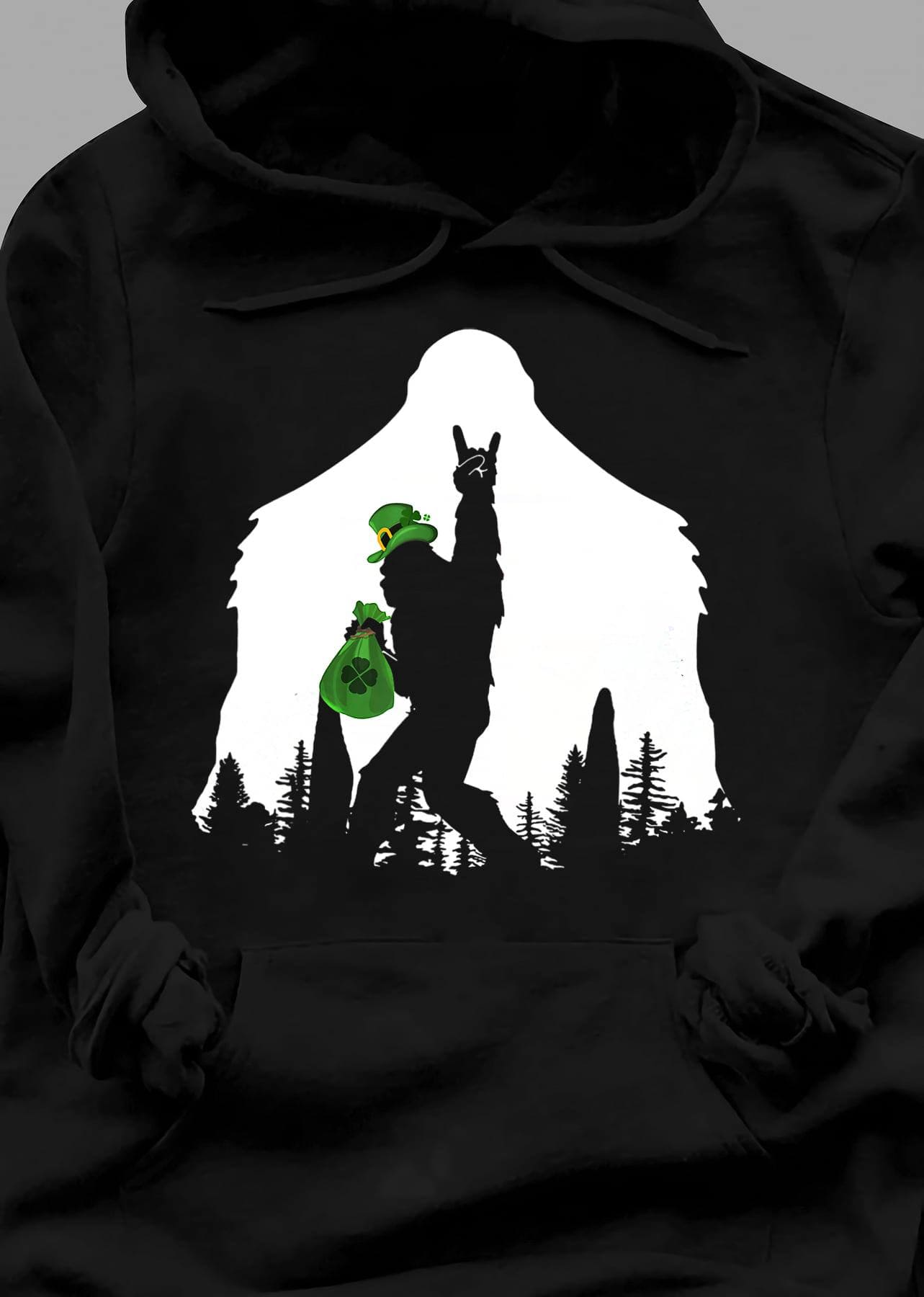 St patrick's day - Gift for bigfoot believer, gift for Irish