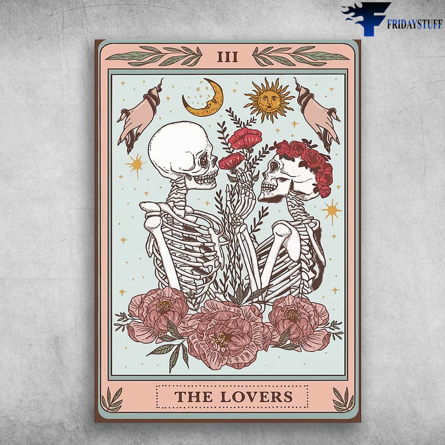 Tarot Card, Love Poster, The Lovers