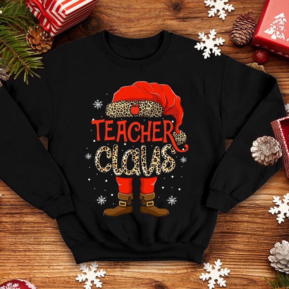Teacher claus - Christmas gift for teacher, Santa Claus hat