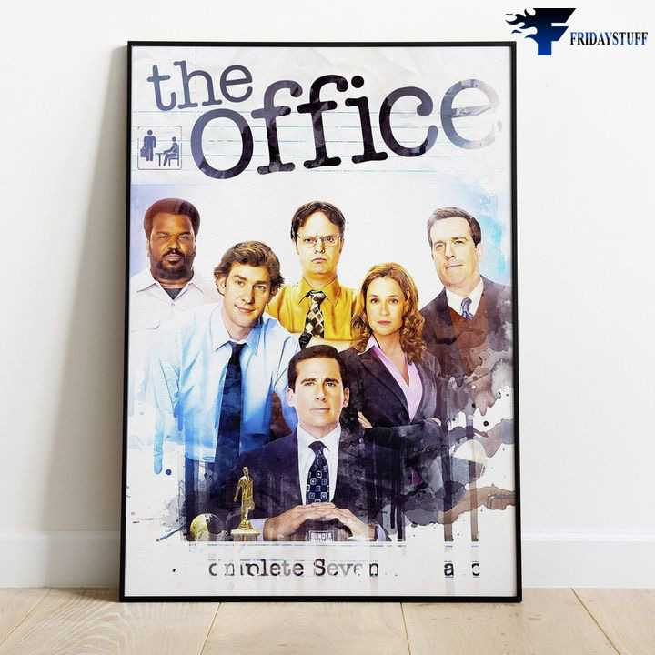 The Office, Jenna Fischer, John Krasinski, Rainn Wilson, The Office Poster