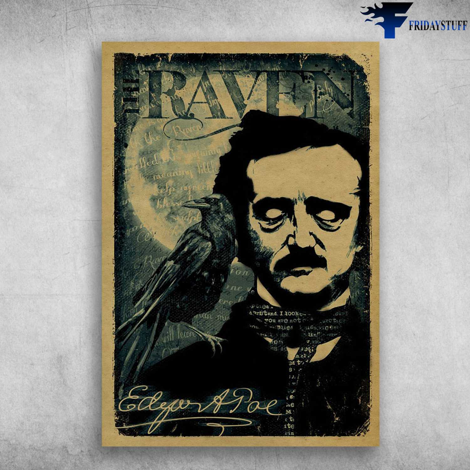 The Raven, Edgar Allan Poe, Decor Poster