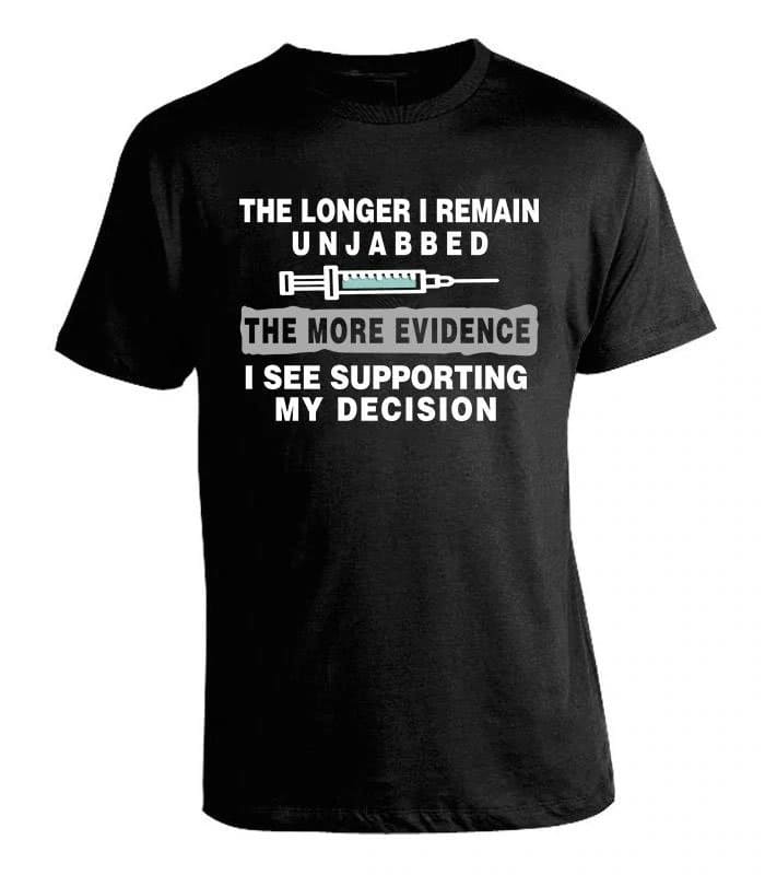 The longer I remain unjabbed, the more evidence I see supporting my decision - Covid 19 pandemic