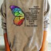 They whisper to her you cannot withstand the storm, she whispered back I am the storm - Strong woman, butterfly graphic T-shirt