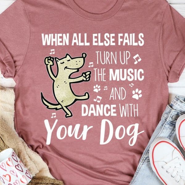 When all else fails, turn up the music and dance with your dog - Funny dancing dog