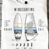 Wind surfing - Gift for wind surfer, board sail, waves fins speed