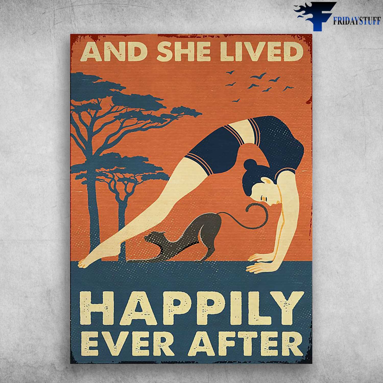 Yoga With Cat, Yoga Girl, And She Lived, Happily Ever After