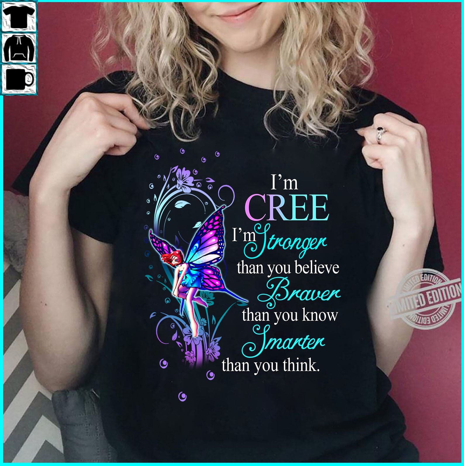 I'm Cree I'm stronger than you believe braver than you know smarter than you think
