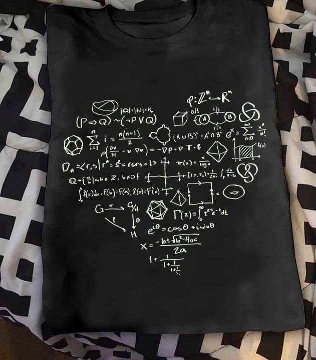 Math lover T-shirt - Math equation, mathematical formula