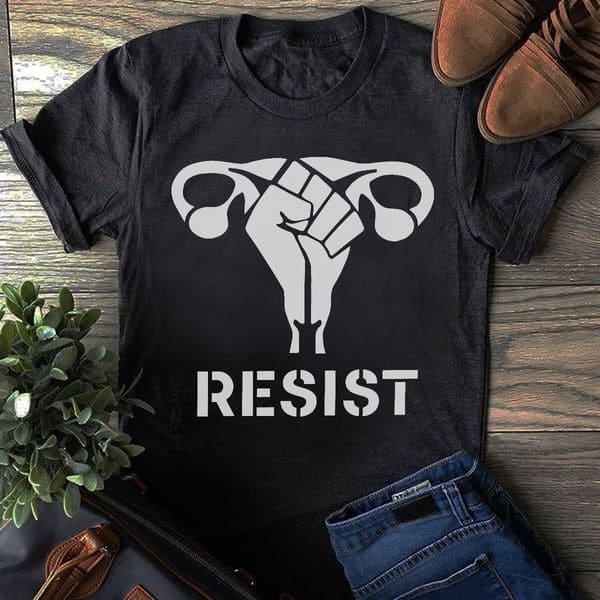 Resist uterus woman hand - FridayStuff