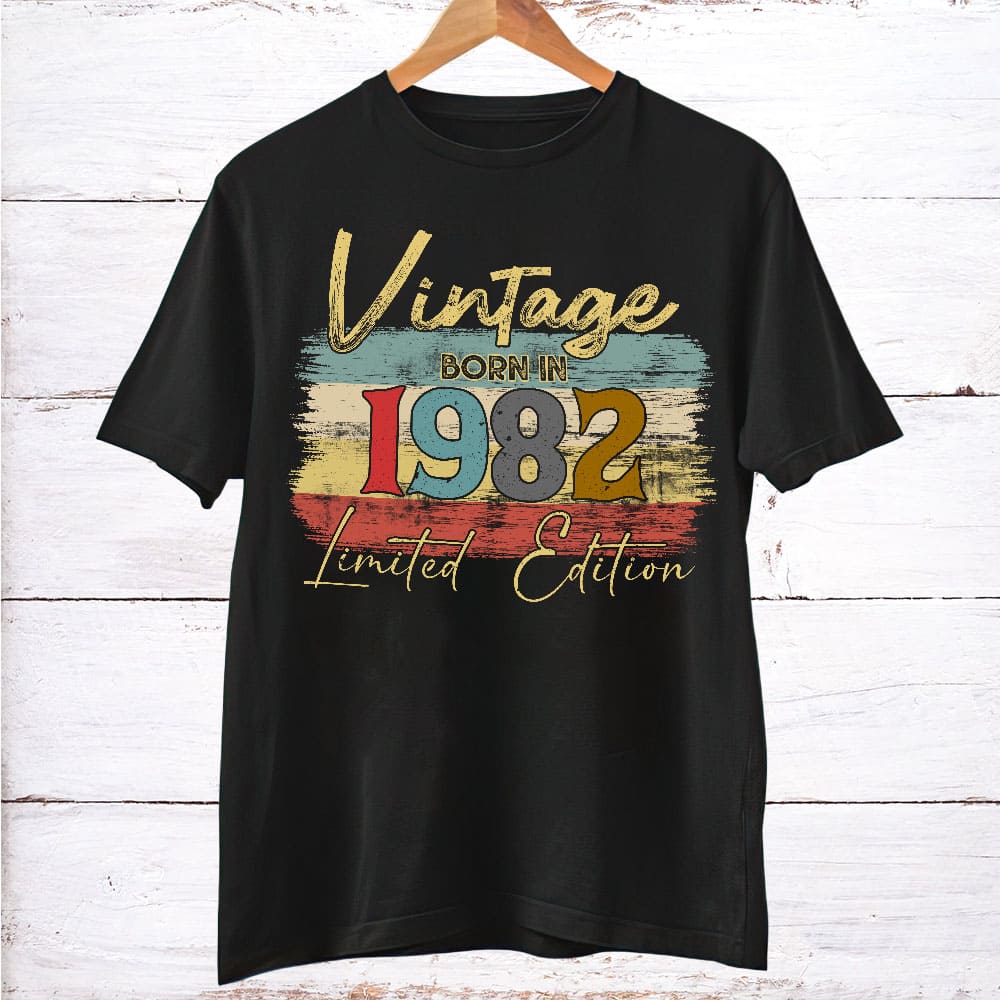vintage born in 1982 limited edition - FridayStuff
