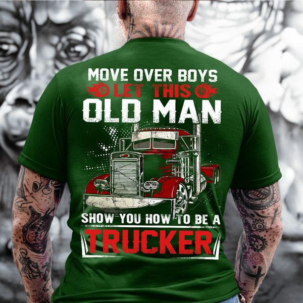 TRUCKER: Old Man Trucker | Essential T-Shirt