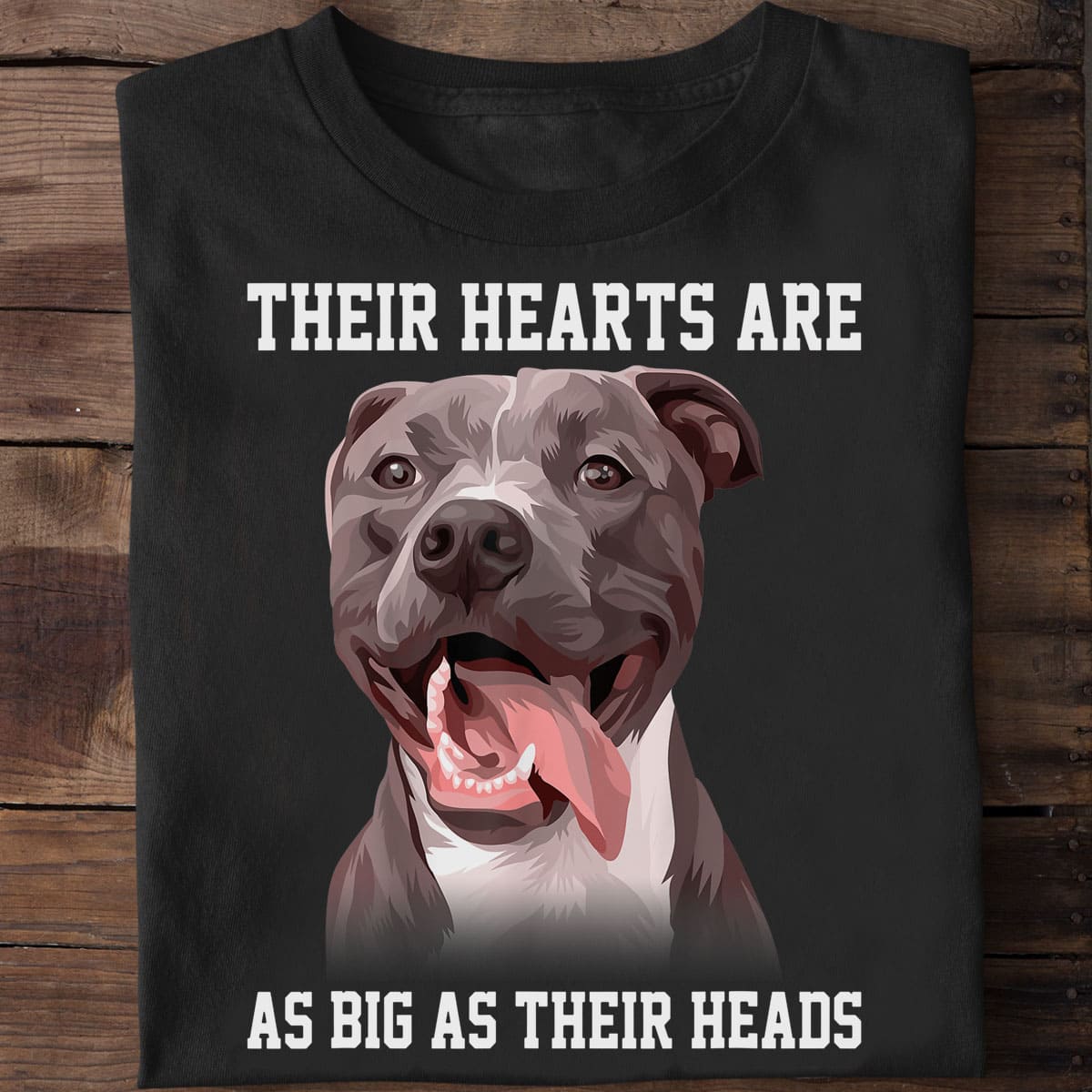 The Biggest Muscle In The Pit Bull Is Their Heart T-Shirt - Pitbull - Pin