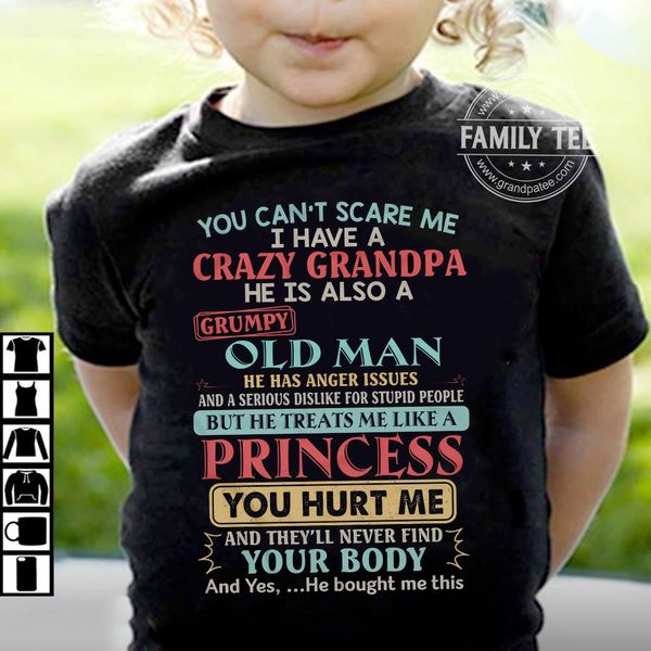 you can't scare me i have a crazy grandpa he is a grumpy old man you ...