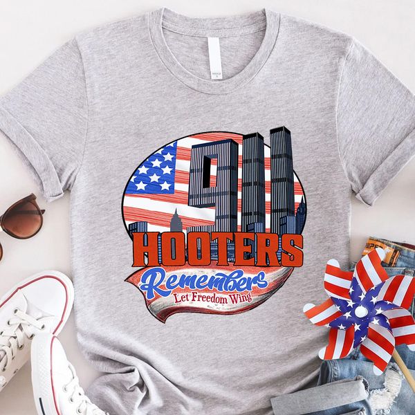 911 Hooters Shirt 911 Hooters Remembers Let Freedom Wing