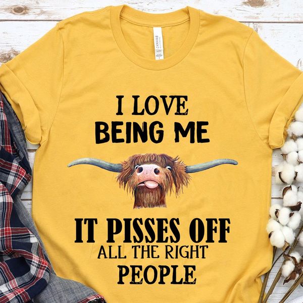 I love when Being Me Pisses All the Right People OFF Bling Graphic Top main image 0