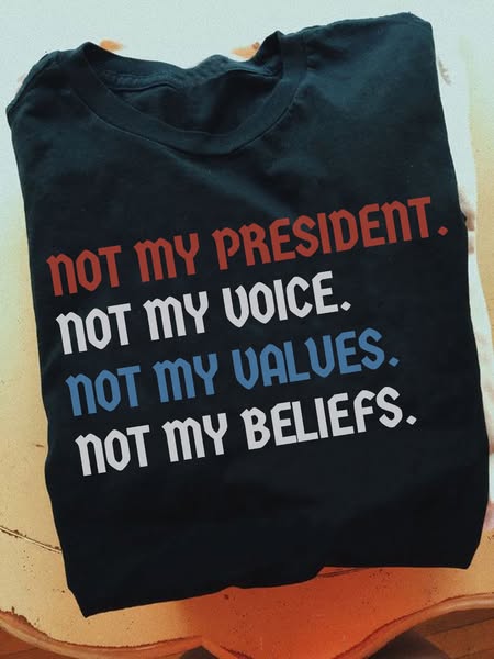 Joe Biden Not My President Not My Voice Not My Values Not My Beliefs Bumper Sticker Decal, Anti Biden Decal, Anti Joe Biden Bulk Stickers And Decals, Anti Joe Biden Decal, Anti